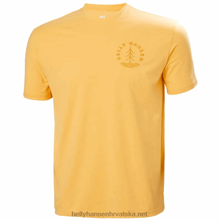 J0HV840 muška skog reciklirana grafička majica muškarci Helly-Hansen mornarica