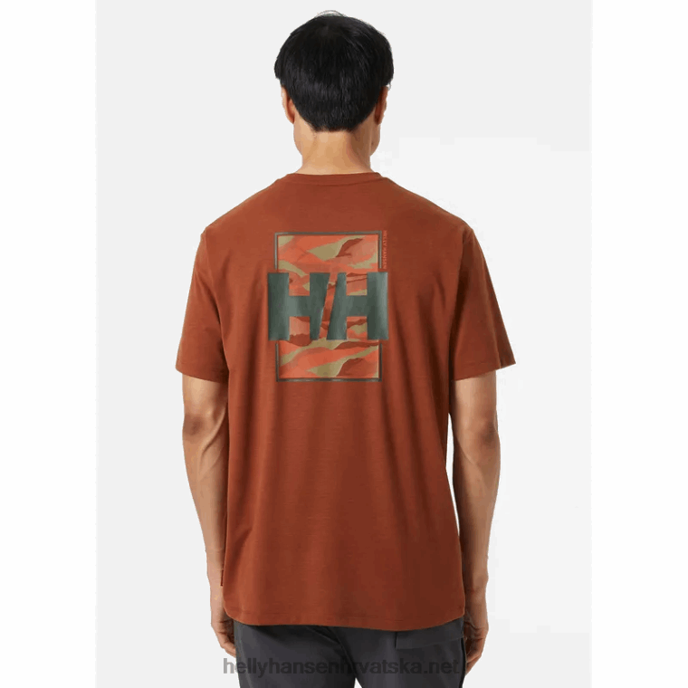 J0HV841 muška skog reciklirana grafička majica muškarci Helly-Hansen saće m