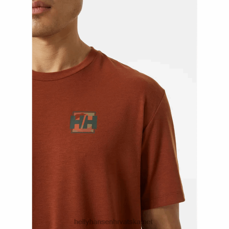 J0HV841 muška skog reciklirana grafička majica muškarci Helly-Hansen saće m