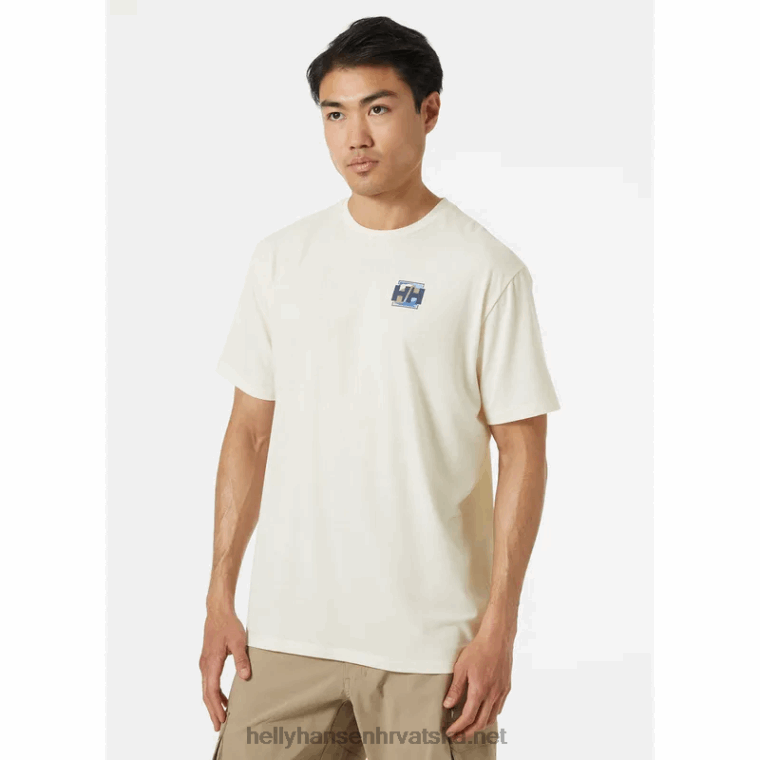 J0HV843 muška skog reciklirana grafička majica muškarci Helly-Hansen metvica