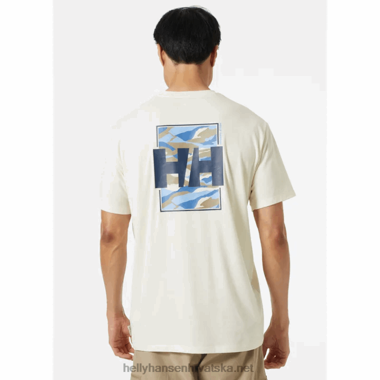 J0HV843 muška skog reciklirana grafička majica muškarci Helly-Hansen metvica