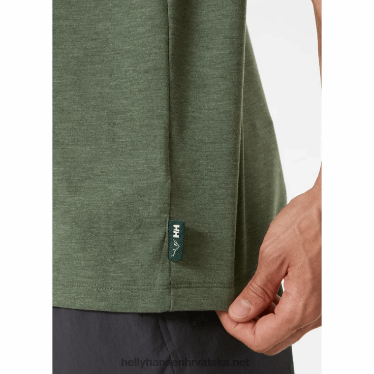 J0HV844 muška skog reciklirana grafička majica muškarci Helly-Hansen snijeg