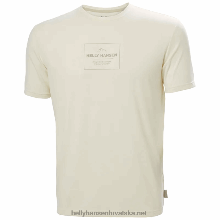 J0HV849 muška skog reciklirana grafička majica muškarci Helly-Hansen duboki fjord