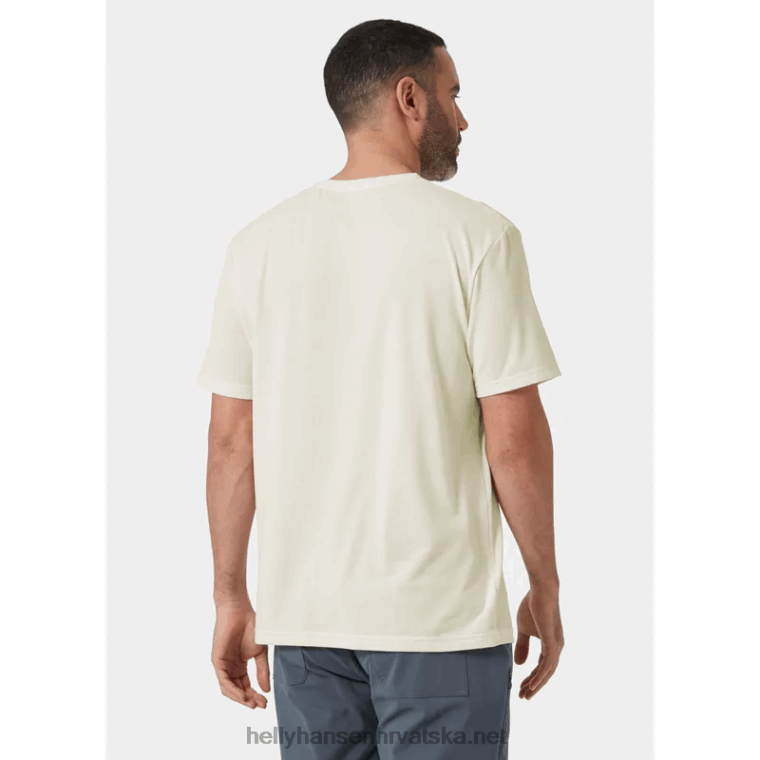 J0HV849 muška skog reciklirana grafička majica muškarci Helly-Hansen duboki fjord