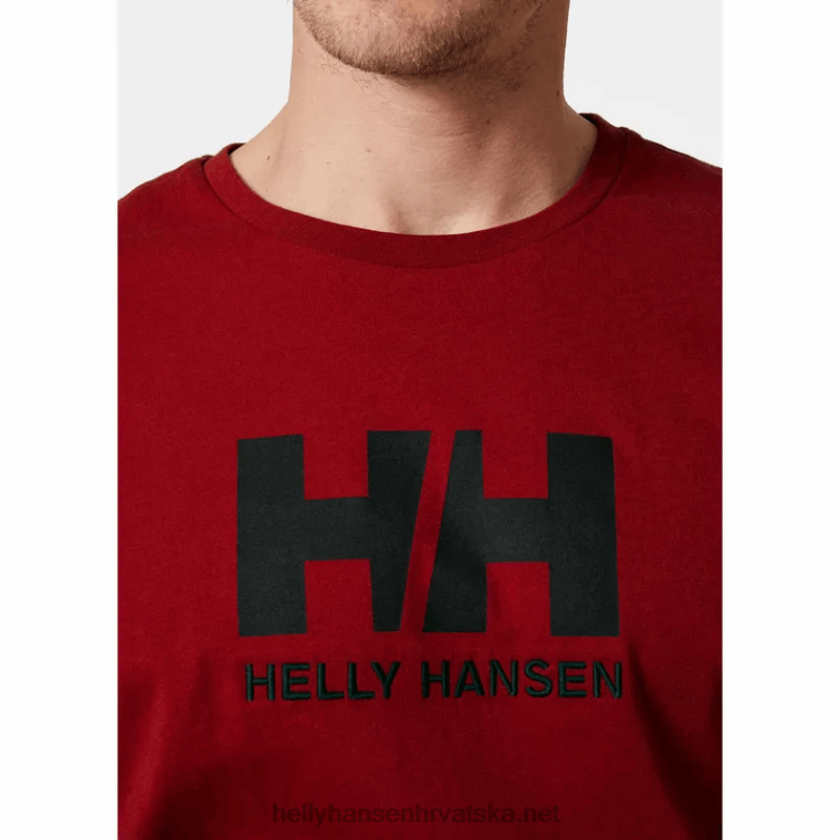 J0HV852 muška majica s logotipom hh muškarci Helly-Hansen oštro zelena