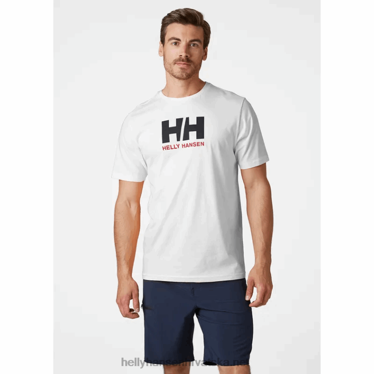 J0HV862 muška majica s logotipom hh muškarci Helly-Hansen bijela