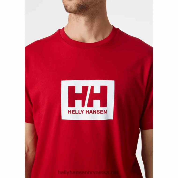 J0HV869 muška hh box majica muškarci Helly-Hansen duboki fjord