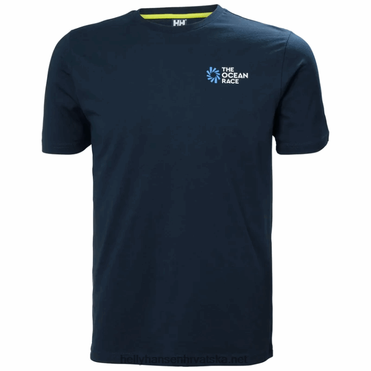 J0HV873 muška majica the ocean race muškarci Helly-Hansen bijela iii