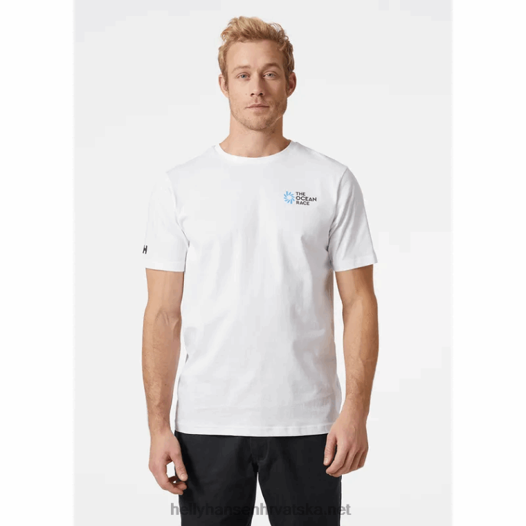 J0HV876 muška majica the ocean race muškarci Helly-Hansen cherry toma