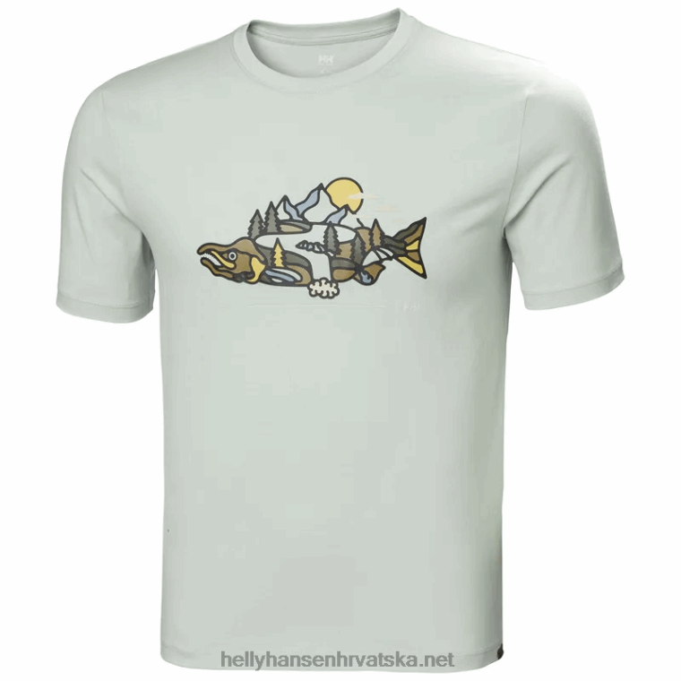 J0HV888 muška f2f majica od organskog pamuka muškarci Helly-Hansen bijela