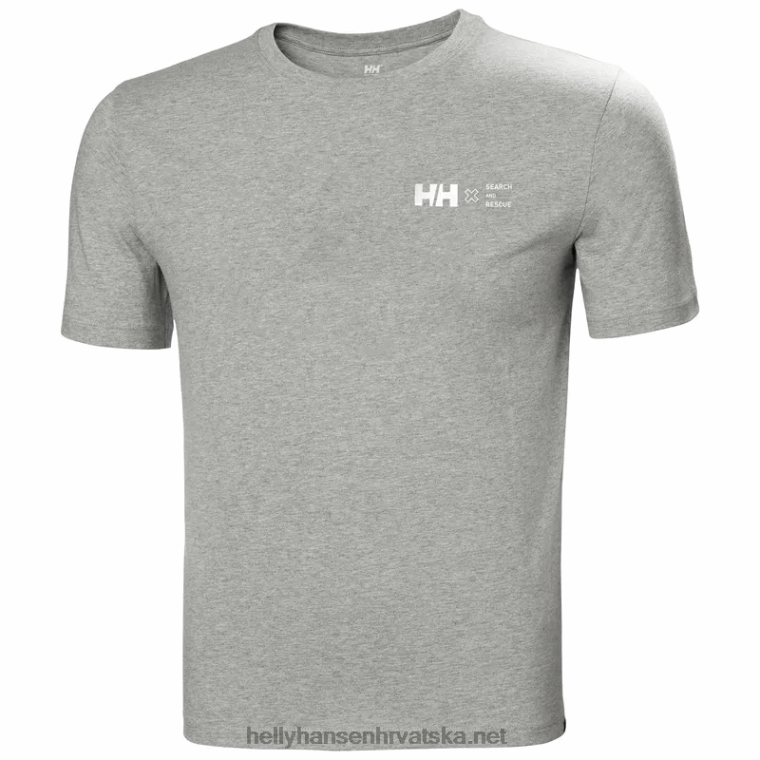 J0HV890 muška f2f majica od organskog pamuka muškarci Helly-Hansen duboki fjord