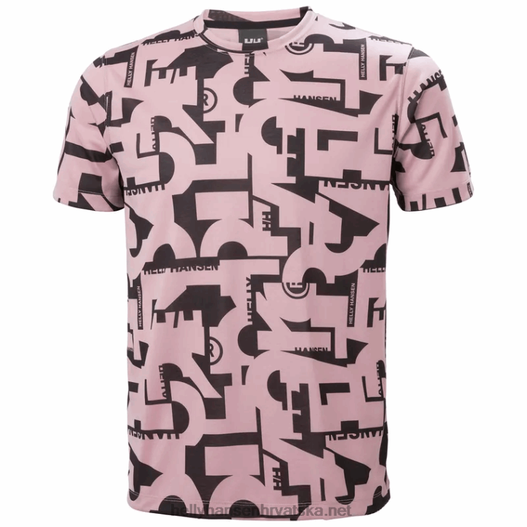 J0HV897 muška brzosušeća majica Move muškarci Helly-Hansen siva magla