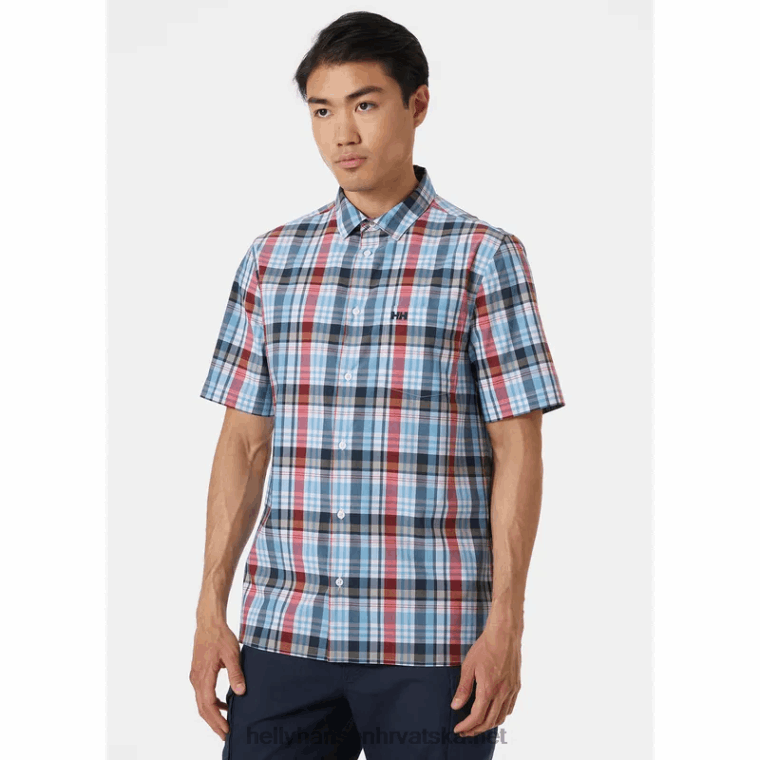 J0HV905 muška fjord brzosušeća košulja kratkih rukava 2.0 muškarci Helly-Hansen medovina