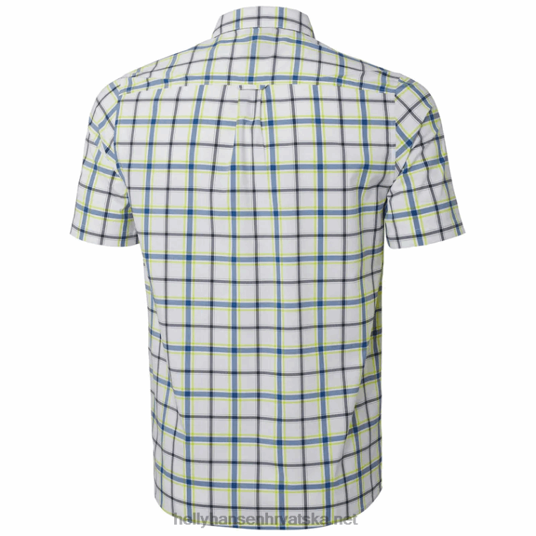 J0HV906 muška fjord brzosušeća košulja kratkih rukava 2.0 muškarci Helly-Hansen svijetlo plava