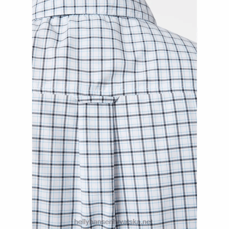 J0HV907 muška fjord brzosušeća košulja kratkih rukava 2.0 muškarci Helly-Hansen azurit