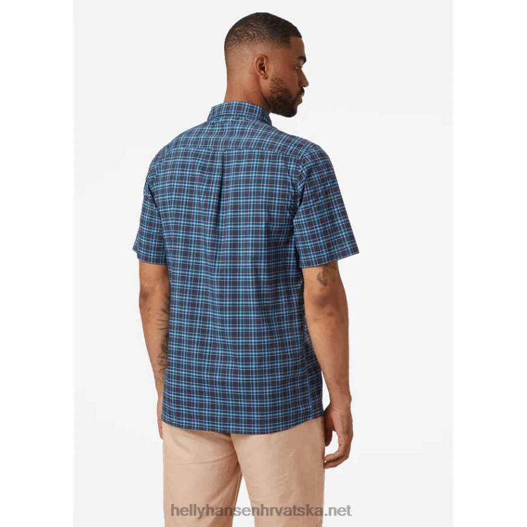 J0HV908 muška fjord brzosušeća košulja kratkih rukava 2.0 muškarci Helly-Hansen bijela