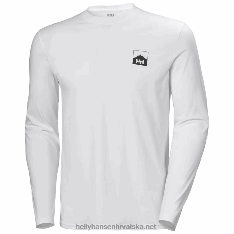 J0HV911 muška nord grafička majica dugih rukava muškarci Helly-Hansen duboki fjord