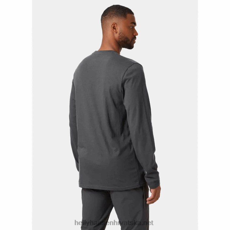 J0HV912 muška nord grafička majica dugih rukava muškarci Helly-Hansen bijela