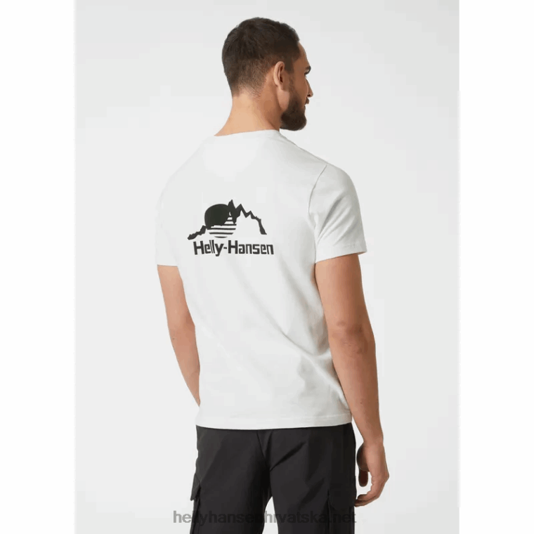 J0HV913 muška yu patch majica muškarci Helly-Hansen ebanovina