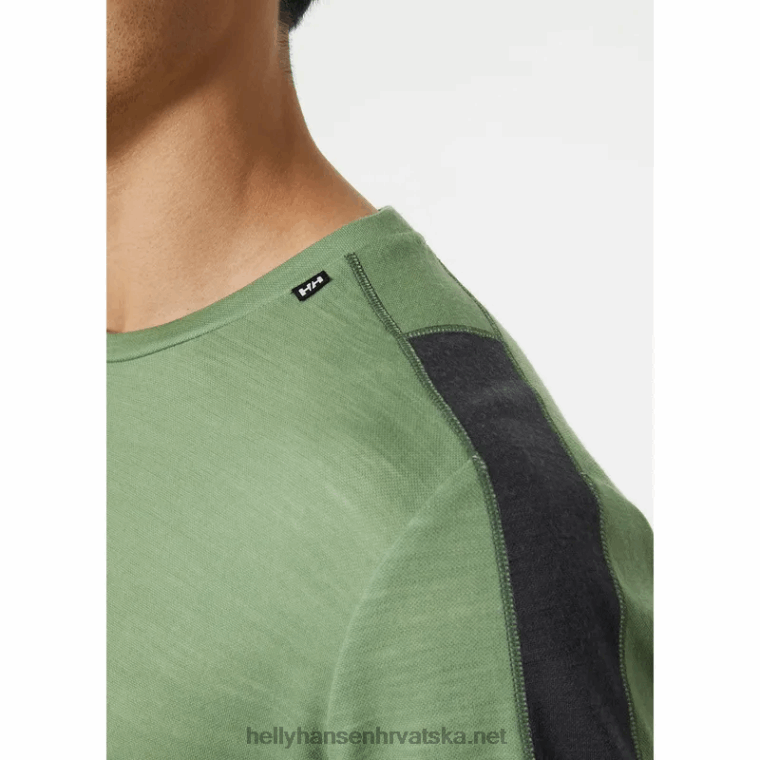 J0HV921 muška lifa merino lagana majica muškarci Helly-Hansen sivi melang
