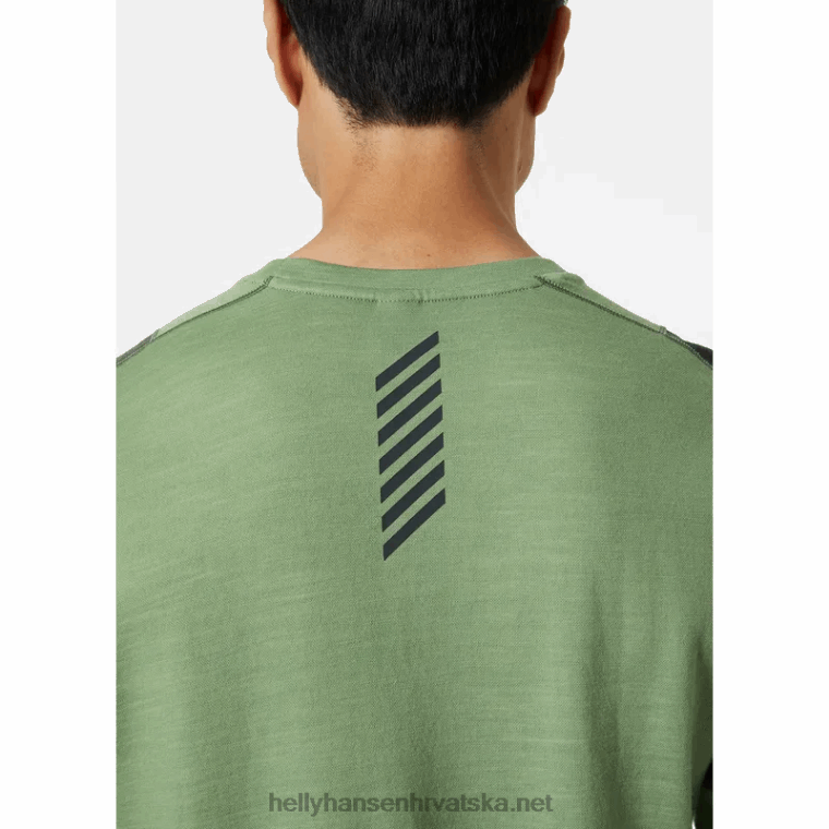 J0HV921 muška lifa merino lagana majica muškarci Helly-Hansen sivi melang