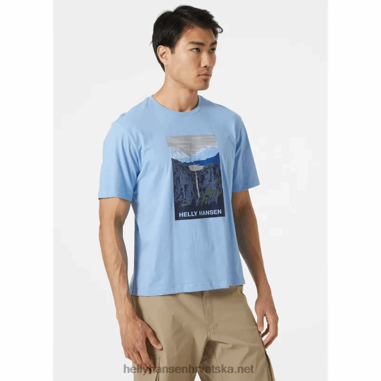 J0HV924 f2f majica od organskog pamuka 2.0 muškarci Helly-Hansen medovina