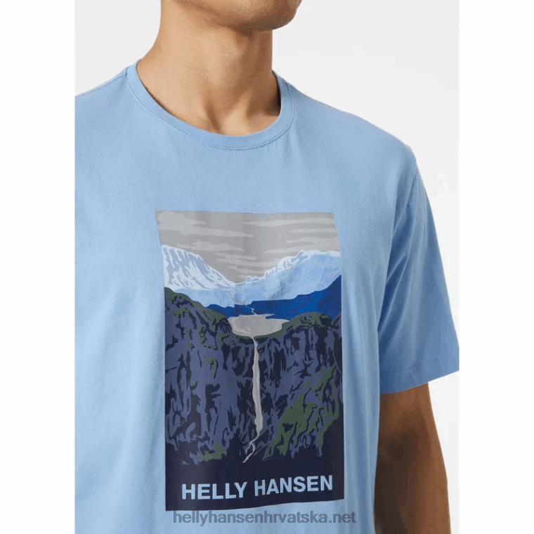 J0HV924 f2f majica od organskog pamuka 2.0 muškarci Helly-Hansen medovina