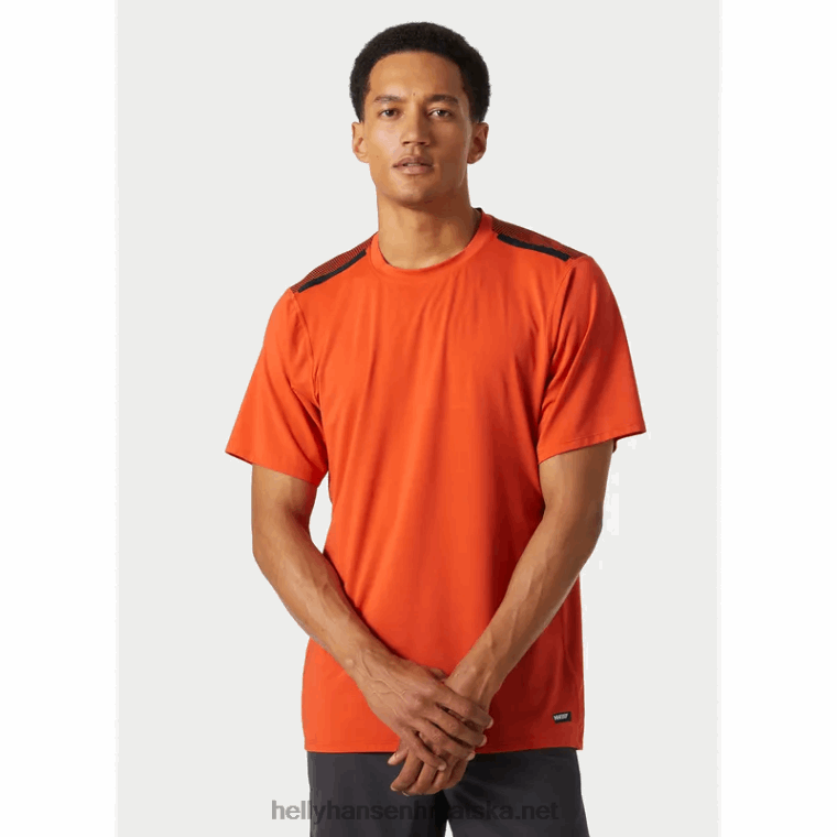 J0HV933 muška tech trail majica muškarci Helly-Hansen azurit