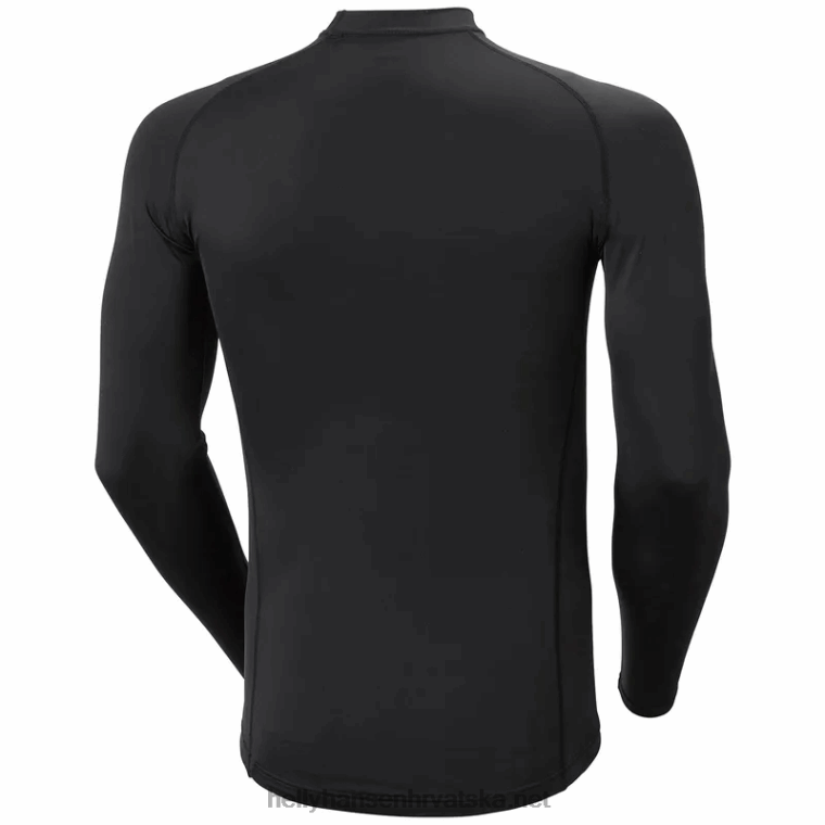J0HV935 muška vodena odjeća rashguard muškarci Helly-Hansen crno