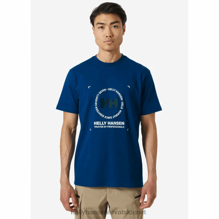 J0HV946 muška pamučna majica Move muškarci Helly-Hansen dotjerati