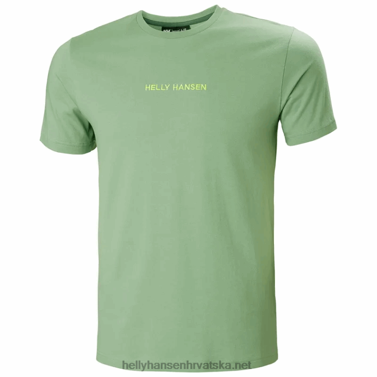 J0HV949 muška majica s osnovnim grafičkim motivima muškarci Helly-Hansen crno