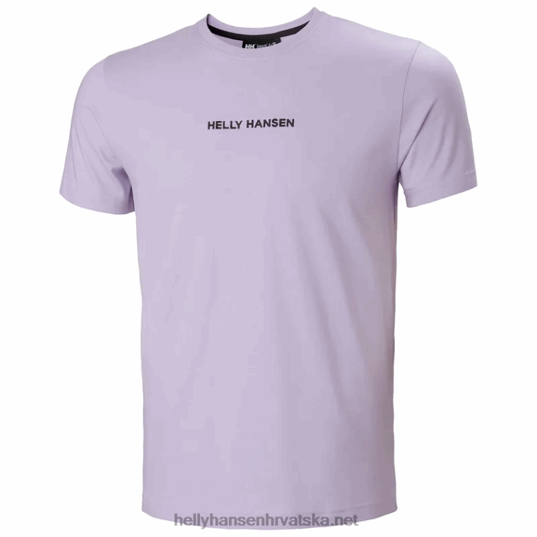 J0HV950 muška majica s osnovnim grafičkim motivima muškarci Helly-Hansen žad