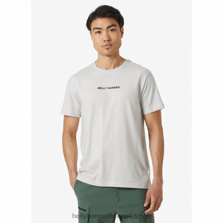 J0HV951 muška majica s osnovnim grafičkim motivima muškarci Helly-Hansen lilatech