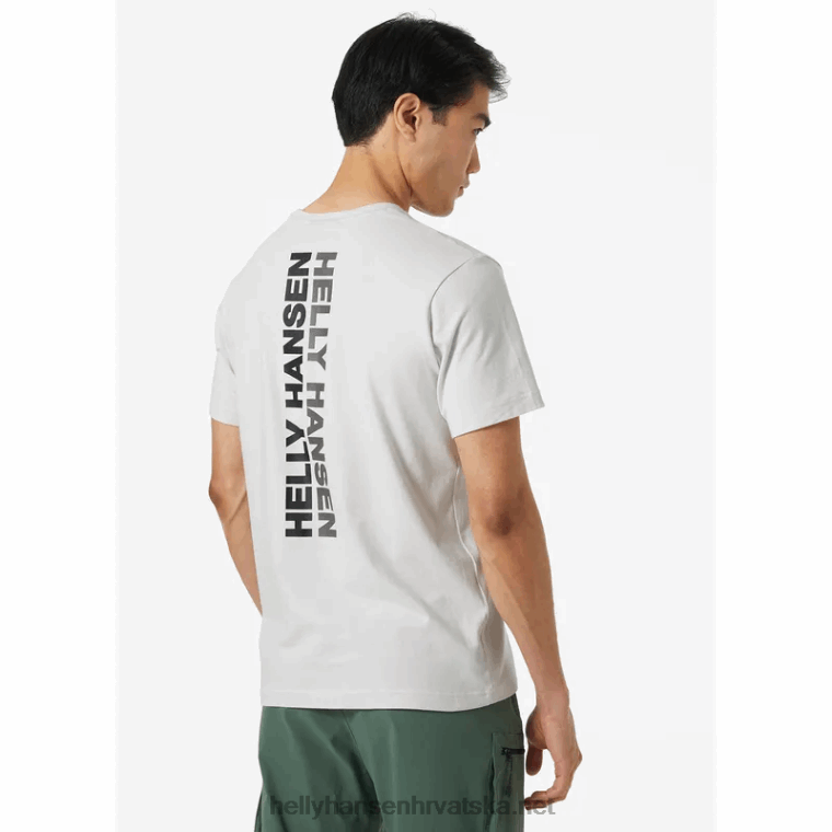 J0HV951 muška majica s osnovnim grafičkim motivima muškarci Helly-Hansen lilatech