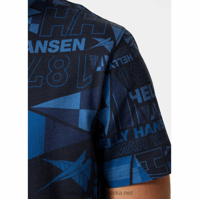 J0HV954 muška majica kratkih rukava Newport od organskog pamuka muškarci Helly-Hansen kanjon