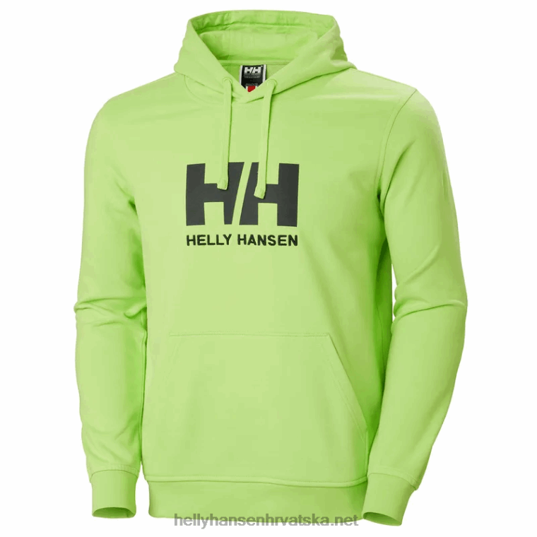 J0HV766 muška majica s kapuljačom s logom hh muškarci Helly-Hansen medovina