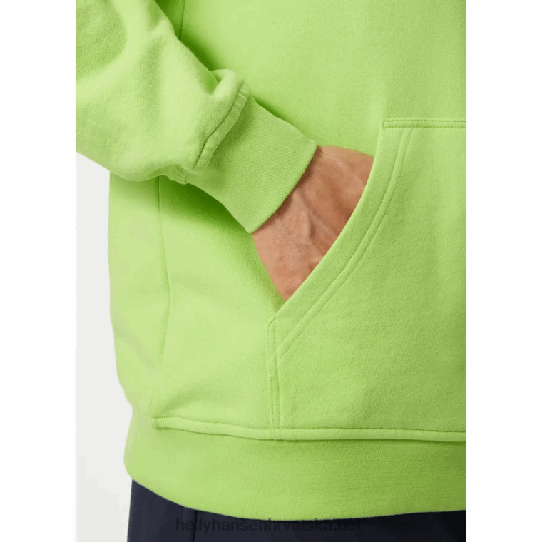 J0HV766 muška majica s kapuljačom s logom hh muškarci Helly-Hansen medovina