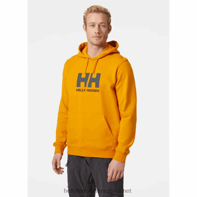 J0HV769 muška majica s kapuljačom s logom hh muškarci Helly-Hansen Crvena