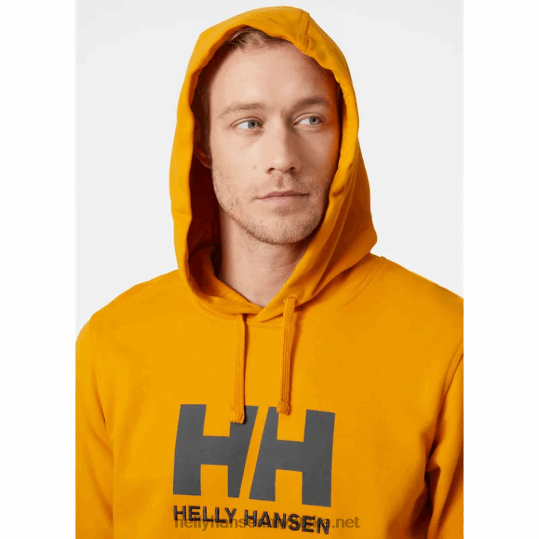 J0HV769 muška majica s kapuljačom s logom hh muškarci Helly-Hansen Crvena