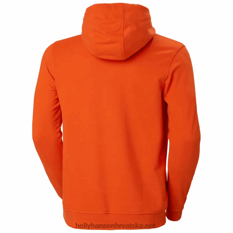 J0HV772 muška majica s kapuljačom s logom hh muškarci Helly-Hansen duboki fjord