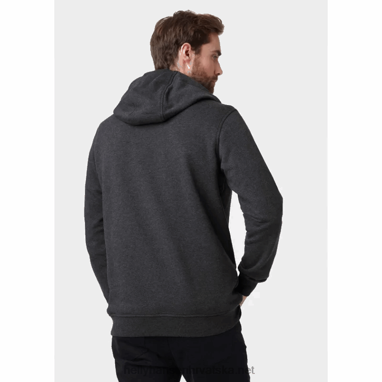 J0HV773 muška majica s kapuljačom s logom hh muškarci Helly-Hansen patrolni oran