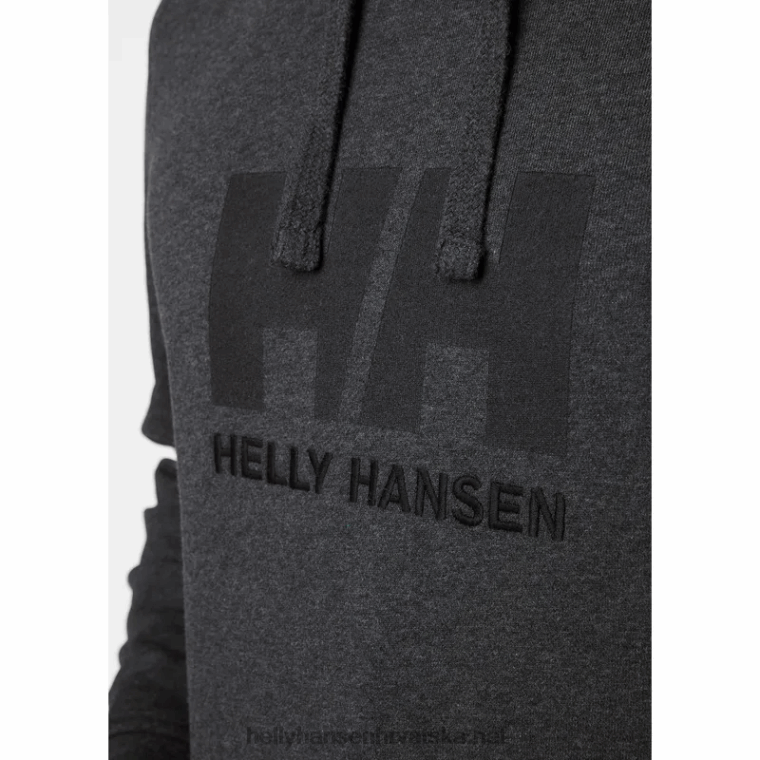 J0HV773 muška majica s kapuljačom s logom hh muškarci Helly-Hansen patrolni oran