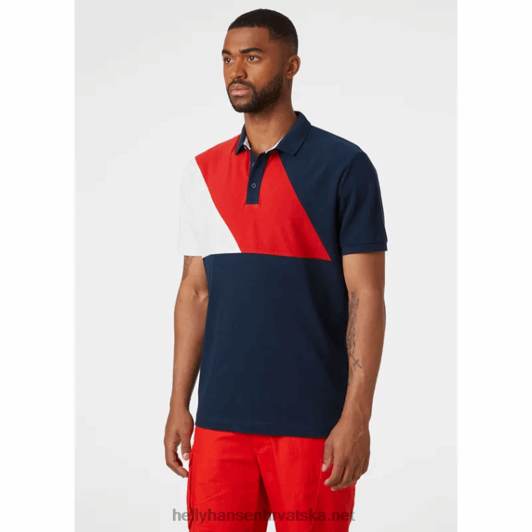 J0HV960 muški burgee polo muškarci Helly-Hansen bijela