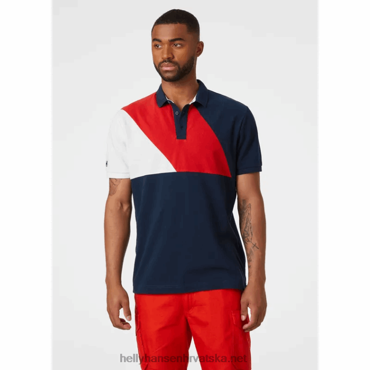 J0HV960 muški burgee polo muškarci Helly-Hansen bijela