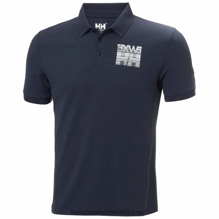 J0HV969 muške hp racing brzosušeće polo majice muškarci Helly-Hansen upozorenje crveno