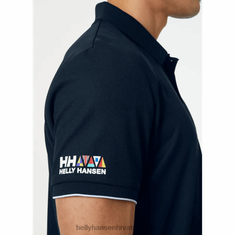 J0HV979 muške oceanske brzosušeće polo hlače muškarci Helly-Hansen ebanovina