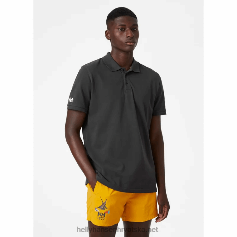 J0HV982 muški crew polo muškarci Helly-Hansen Crvena