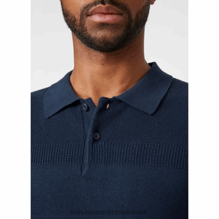 J0HV985 muški skagen pleteni polo muškarci Helly-Hansen bijela