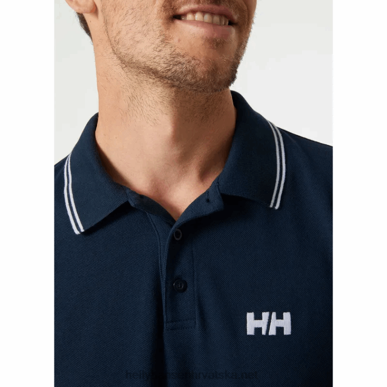 J0HV999 muški genova polo muškarci Helly-Hansen Crvena