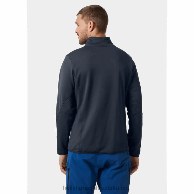 J0HV458 muška vanjska jakna od flisa alpha zero muškarci Helly-Hansen crno